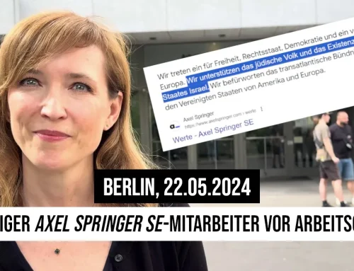 Axel Springer kündigte Israel-kritischem Mitarbeiter