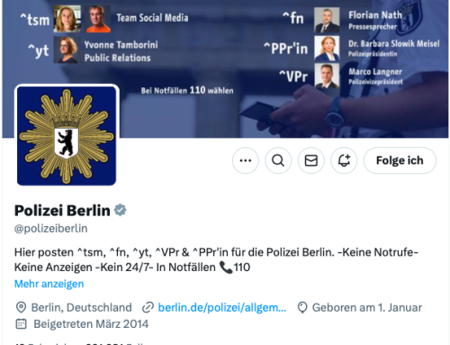 Warum bleibt die Polizei auf X?